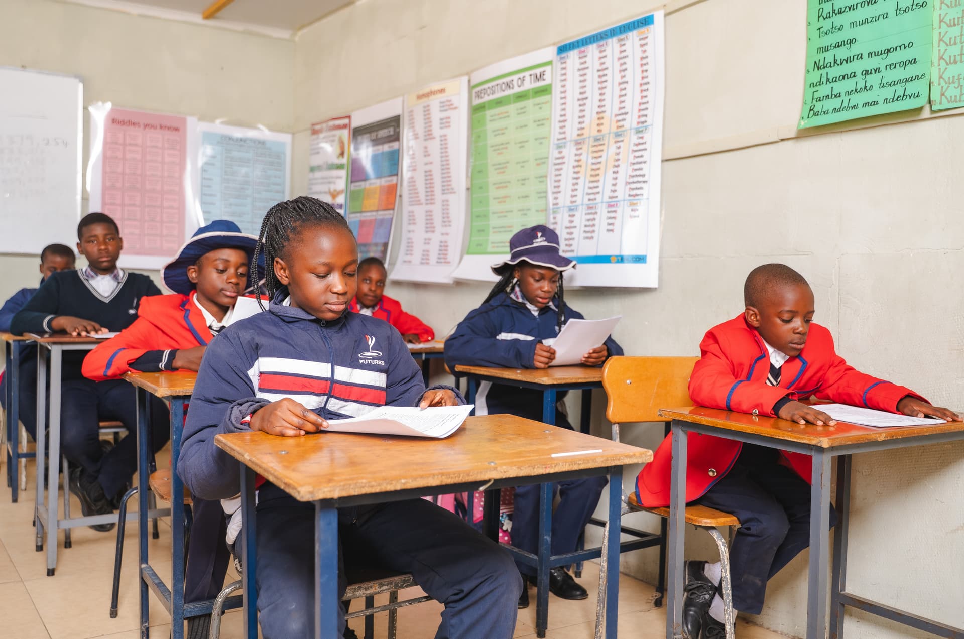 Primary pupils during a school activity