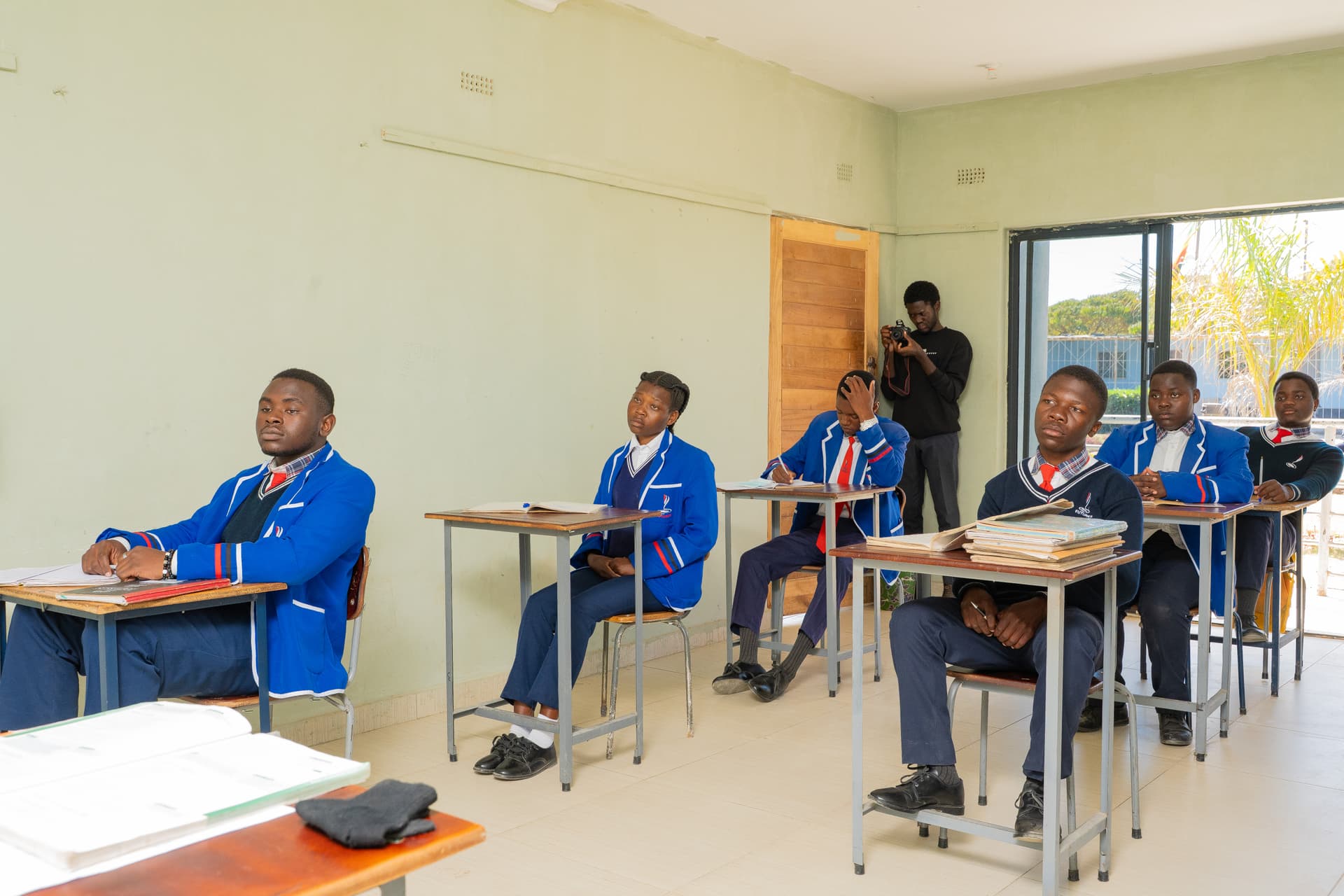 Secondary students in a school setting