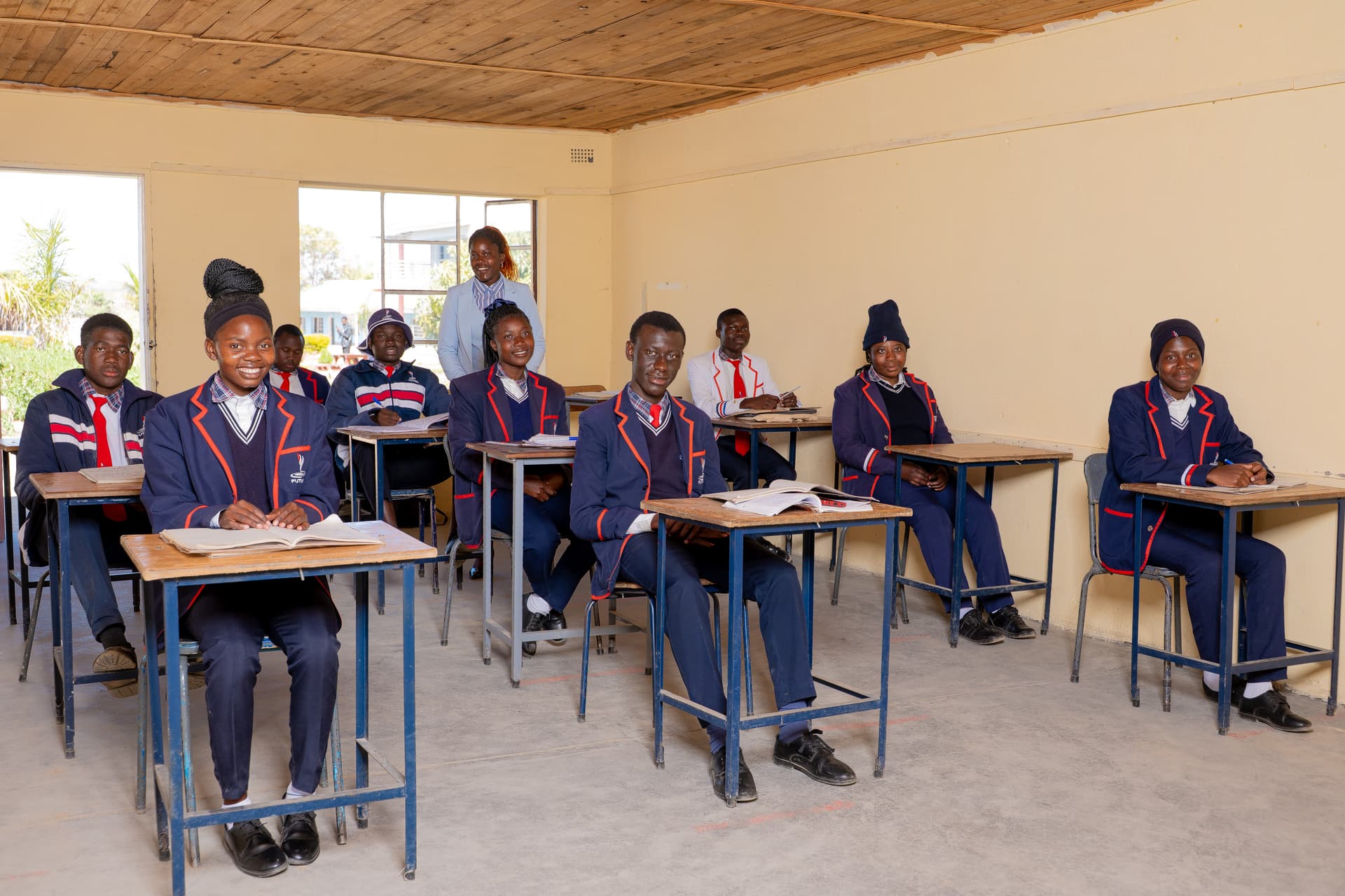 Students engaging with their school community