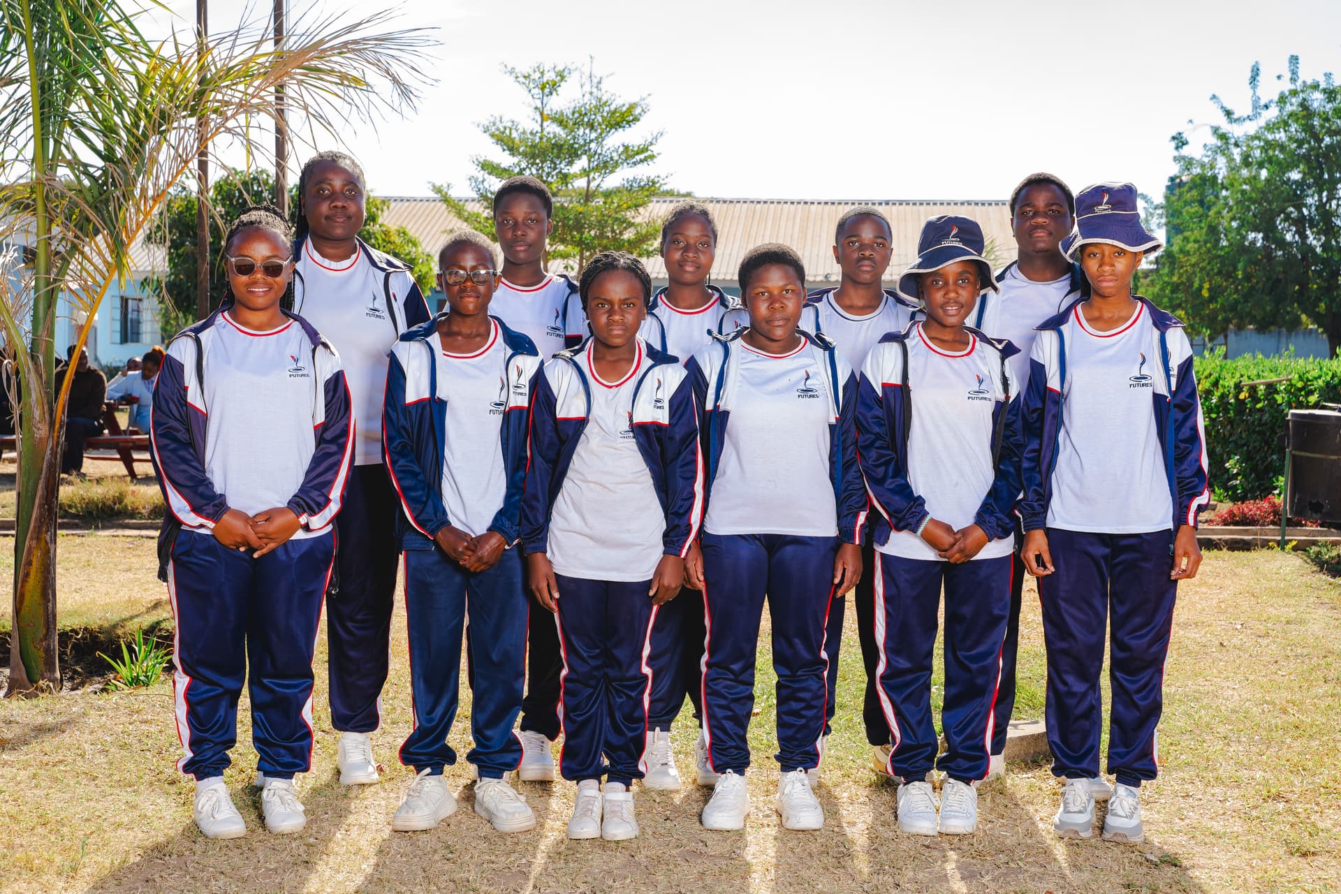 Students celebrating during a sports event